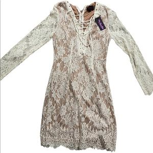 Long sleeve floral dress